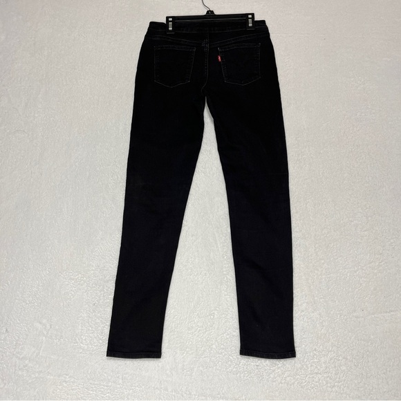 Levi's Girls Leggings Pull-on Black Stretchy Size 14 Regular - Picture 2 of 9